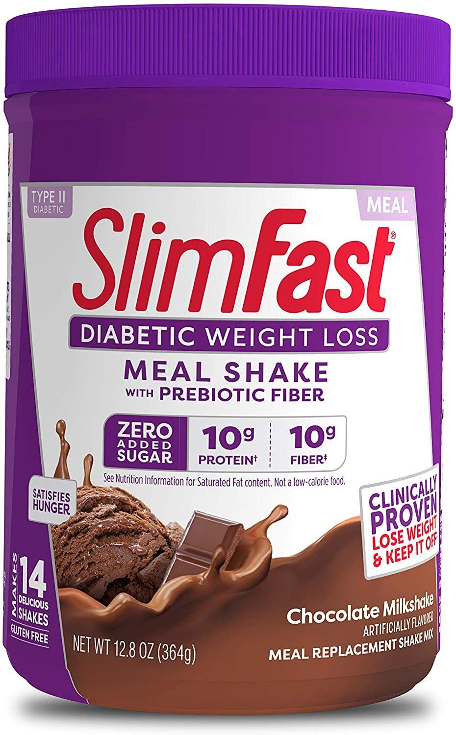 SlimFast Diabetic Meal Replacement - Chocolate 364g BBD 19/01 QUICK SALE!!!