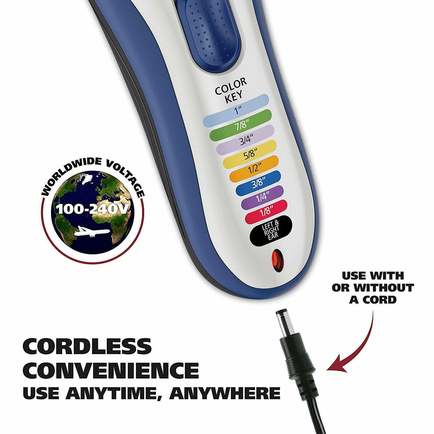 WAHL COLOURPRO Cordless Colour Coded Home Haircutting Kit Color Pro Clipper 9649