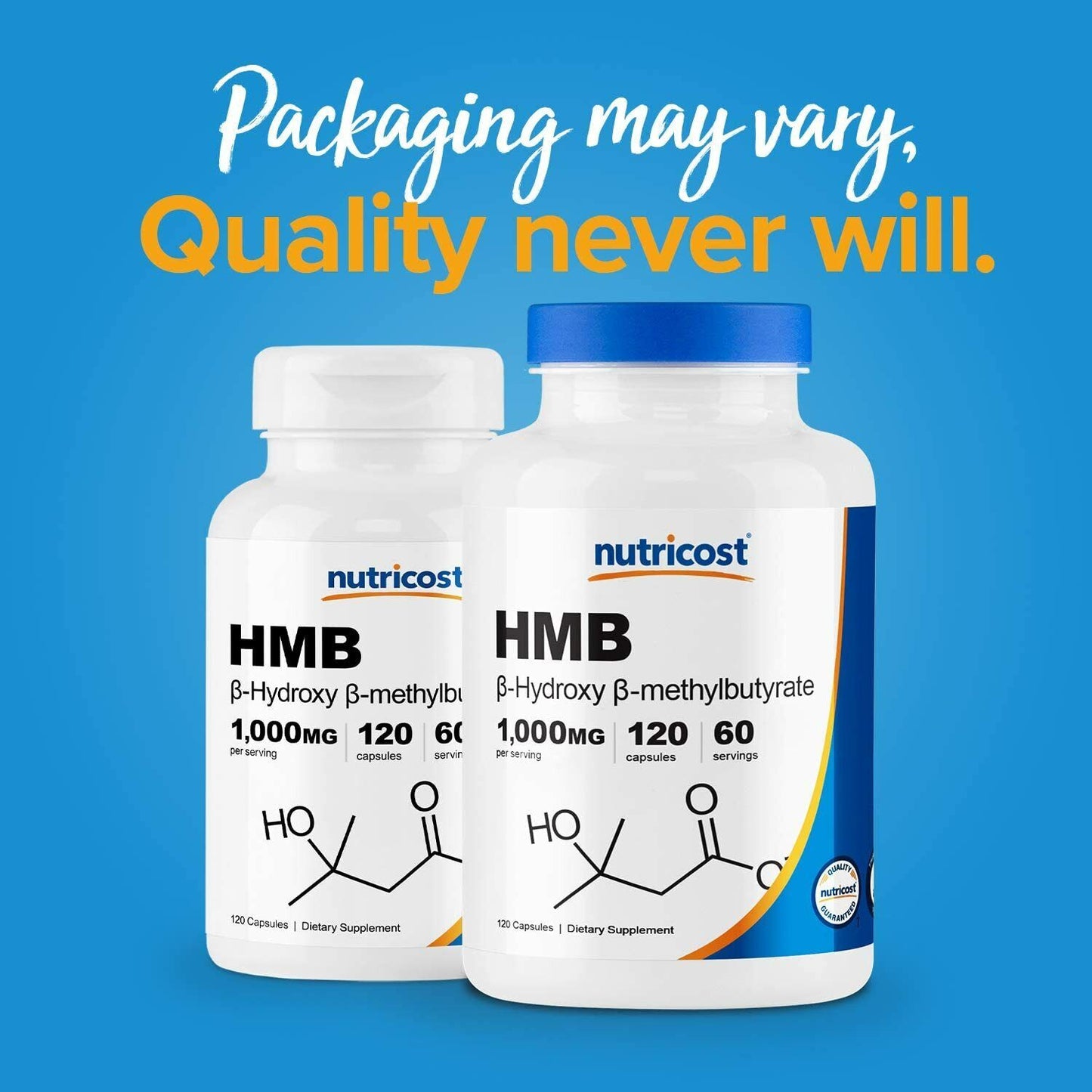 Nutricost HMB 1000mg 120 or 240 Caps MEGA VALUE Pack PREMIUM Quality MELB STOCK
